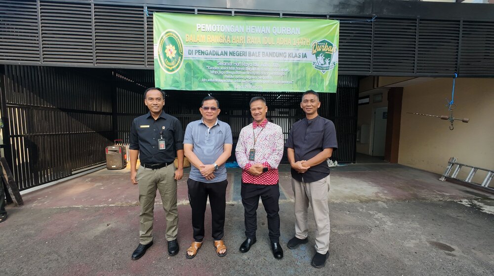 Pelaksanaan Pemotongan Hewan Qurban di Pengadilan Negeri Bale Bandung