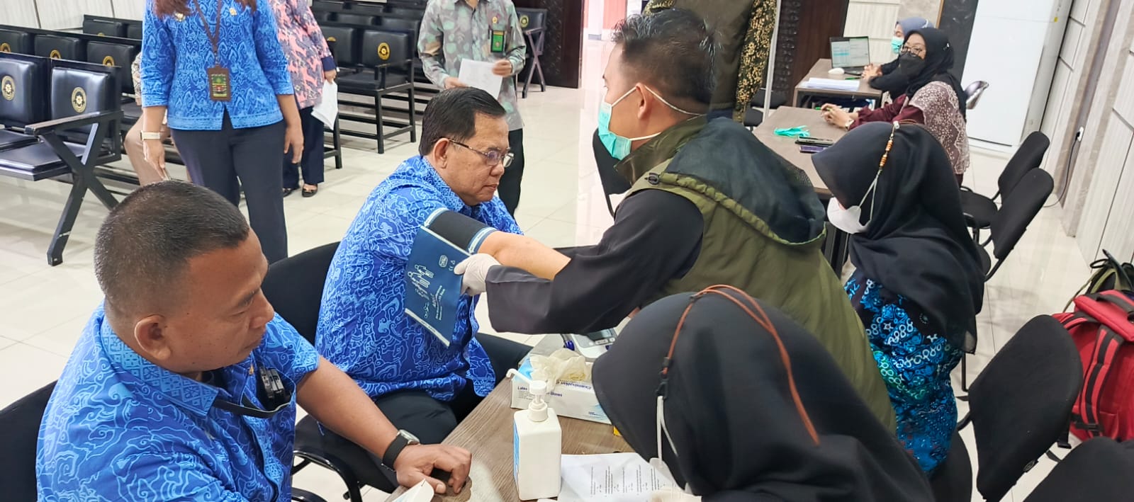Pengadilan Negeri Bale Bandung Gelar Pemeriksaan Kesehatan Bersama Puskesmas Baleendah